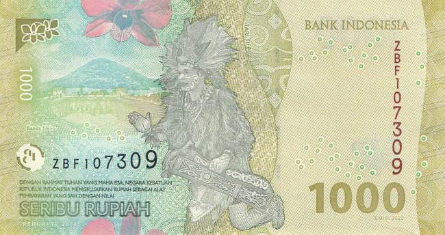 Indonesien 1000 Rupiah 2024 p162